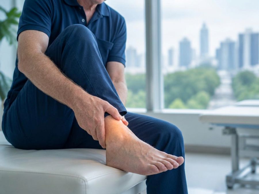 Ankle & Foot close up scene