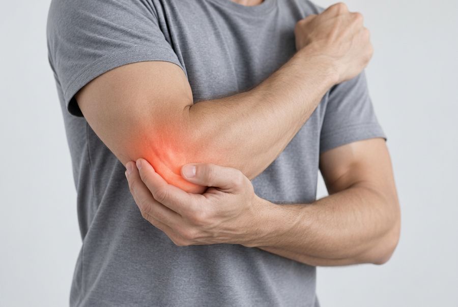 Elbow discomfort area