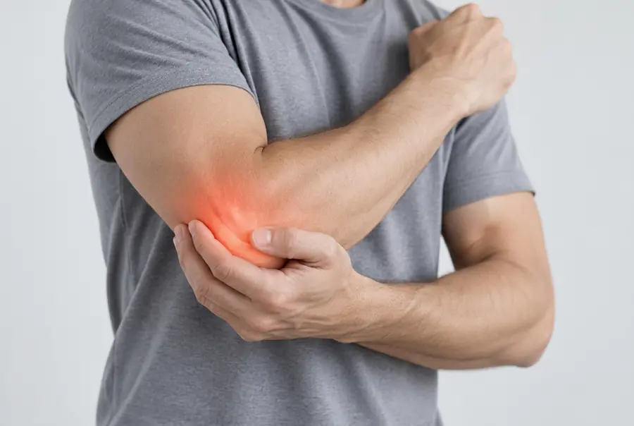 Elbow discomfort area