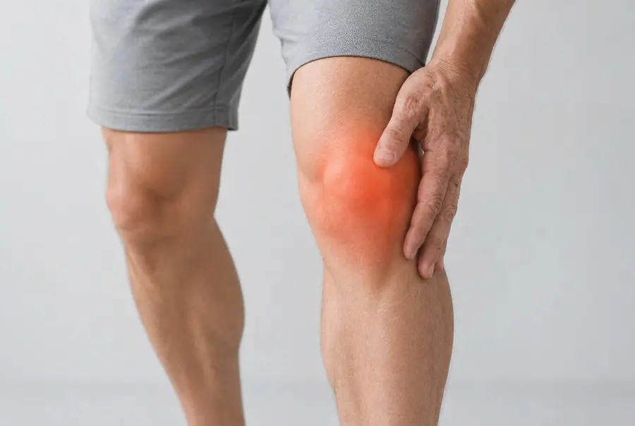 Knee discomfort area
