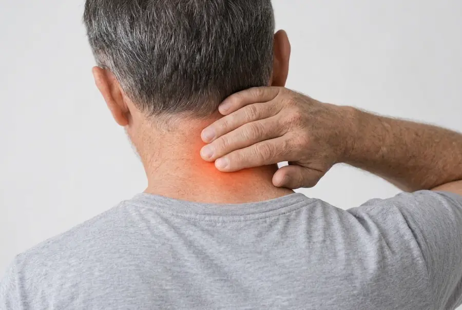 Neck discomfort area