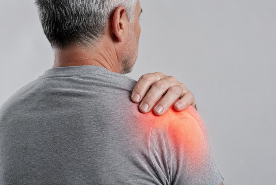 Shoulder discomfort area